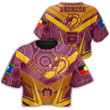 Love New Zealand Clothing - Brisbane Broncos Naidoc 2022 Sporty Style Croptop T-shirt A35 | Love New Zealand