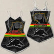 Love New Zealand Clothing - Penrith Panthers Head Panthers Women Rompers A35