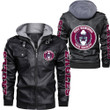 Love New Zealand Clothing - Manly Warringah Sea Eagles Leather Jacket A35