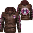 Love New Zealand Clothing - Manly Warringah Sea Eagles Leather Jacket A35