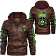 Love New Zealand Clothing - Canberra Raiders Leather Jacket A35