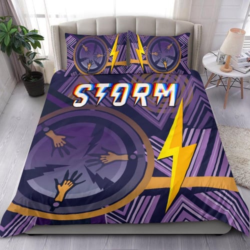 Love New Zealand Bedding Set - Storm Bedding Set Simple Indigenous - Purple K8