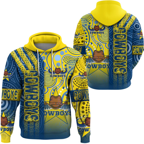 Love New Zealand Clothing - North Queensland Cowboys Sporty Style Hoodie A35