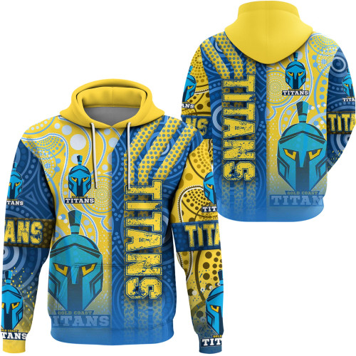 Love New Zealand Clothing - Gold Coast Titans Sporty Style Hoodie A35