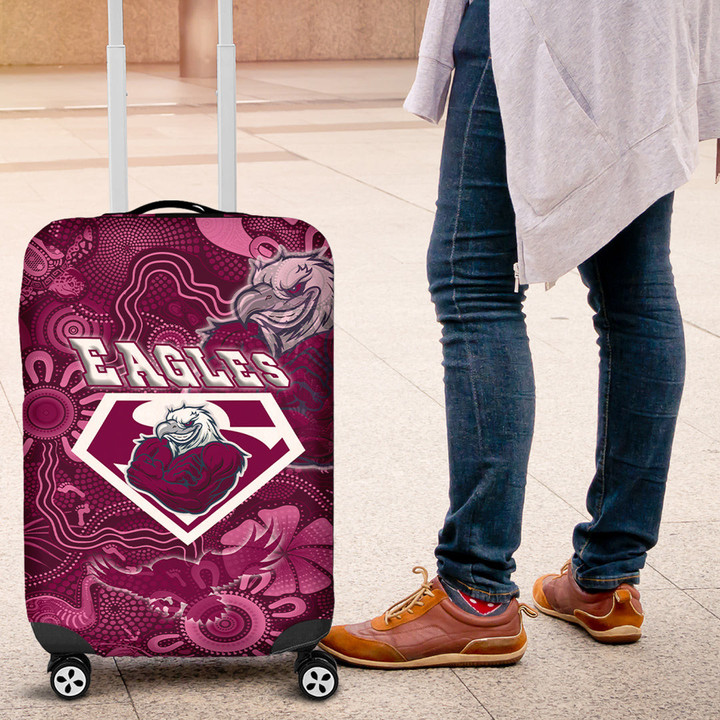 Love New Zealand Luggage Covers - Manly Warringah Sea Eagles Superman Luggage Covers | africazone.store
