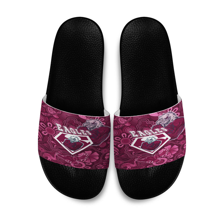 Love New Zealand Slide Sandals - Manly Warringah Sea Eagles Superman Slide Sandals | africazone.store
