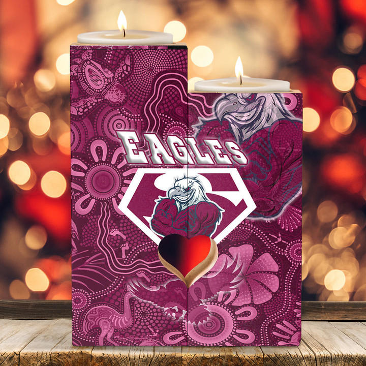 Love New Zealand Candle Holder - Manly Warringah Sea Eagles Superman Candle Holder | africazone.store

