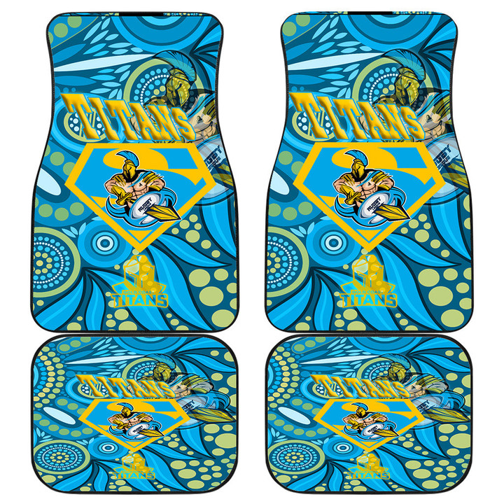 Love New Zealand Front And Back Car Mats - Gold Coats Titans Superman Front And Back Car Mats | africazone.store
