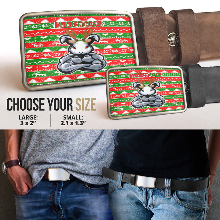 Love New Zealand Belt Bucker - South Sydney Rabbitohs Chritsmas 2022 Belt Bucker | africazone.store
