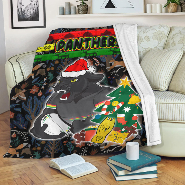 Love New Zealand Premium Blanket - Penrith Panthers Chritsmas 2022 Premium Blanket | africazone.store
