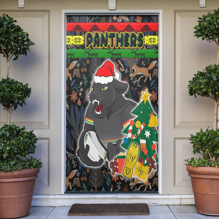 Love New Zealand Door Sock - Penrith Panthers Chritsmas 2022 Door Sock | africazone.store
