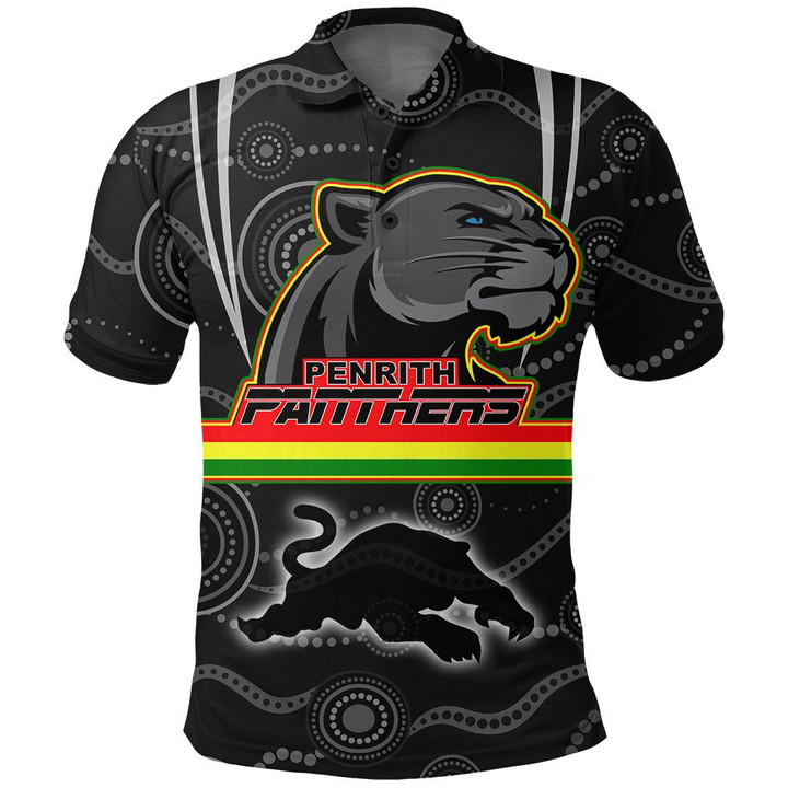 Love New Zealand Clothing - Penrith Panthers Head Panthers Polo Shirts A35