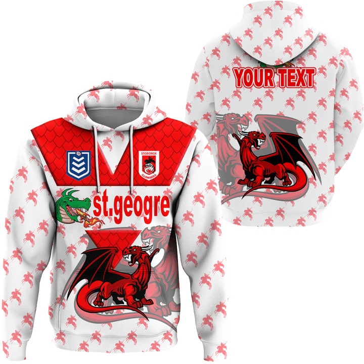 Love New Zealand Clothing - St. George Illawarra Dragons Style New Hoodie A35 | Love New Zealand