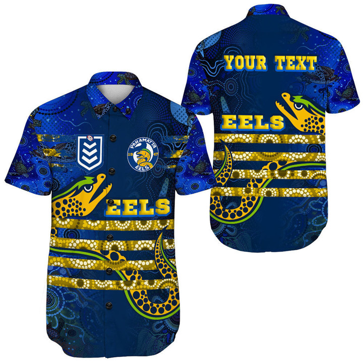 Love New Zealand Clothing - Parramatta Eels New Style Short Sleeve Shirt A35 | Love New Zealand