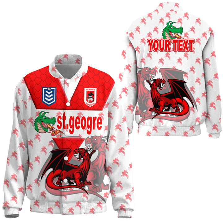 Love New Zealand Clothing - St. George Illawarra Dragons Style New Thicken Stand-Collar Jacket A35 | Love New Zealand