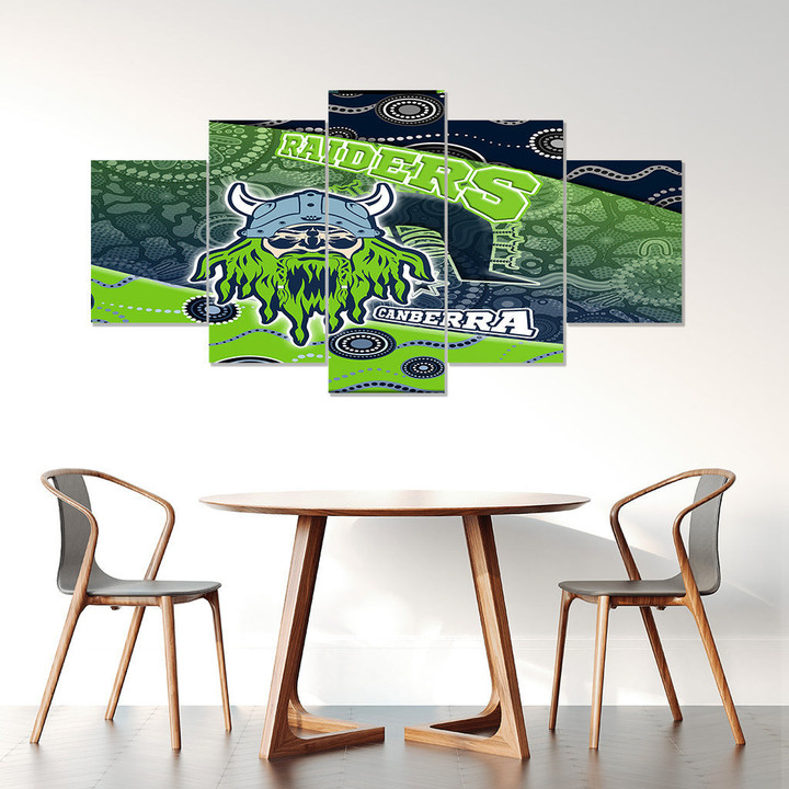 Love New Zealand Canvas Wall Art - Canberra Raiders Naidoc New New Canvas Wall Art | africazone.store
