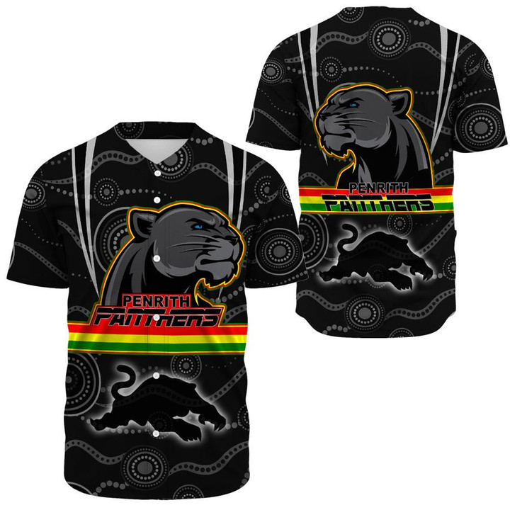 Love New Zealand Clothing - Penrith Panthers Head Panthers Baseball Jerseys A35 | Love New Zealand