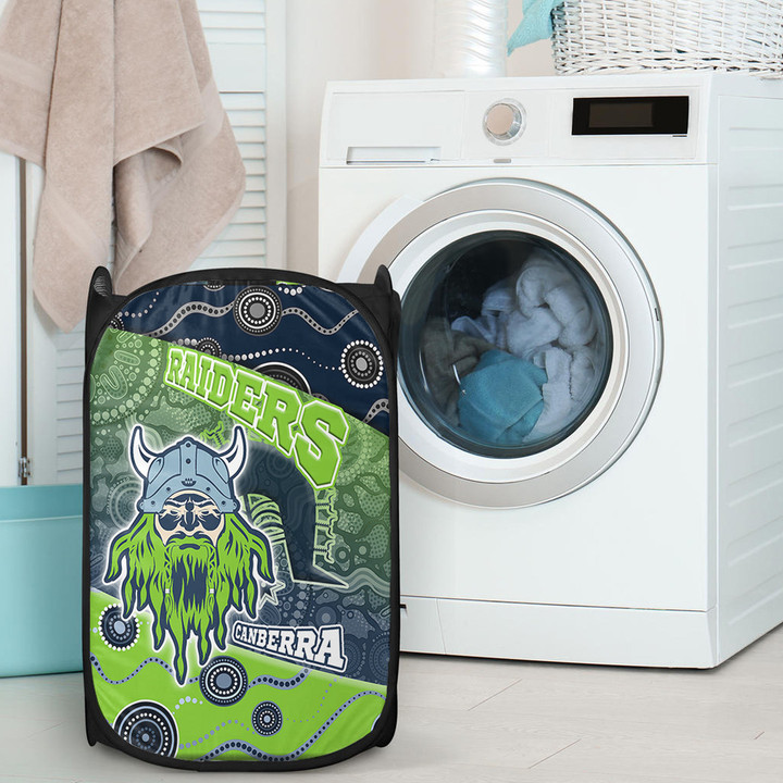 Love New Zealand Laundry Hamper - Canberra Raiders Naidoc New New Laundry Hamper A35