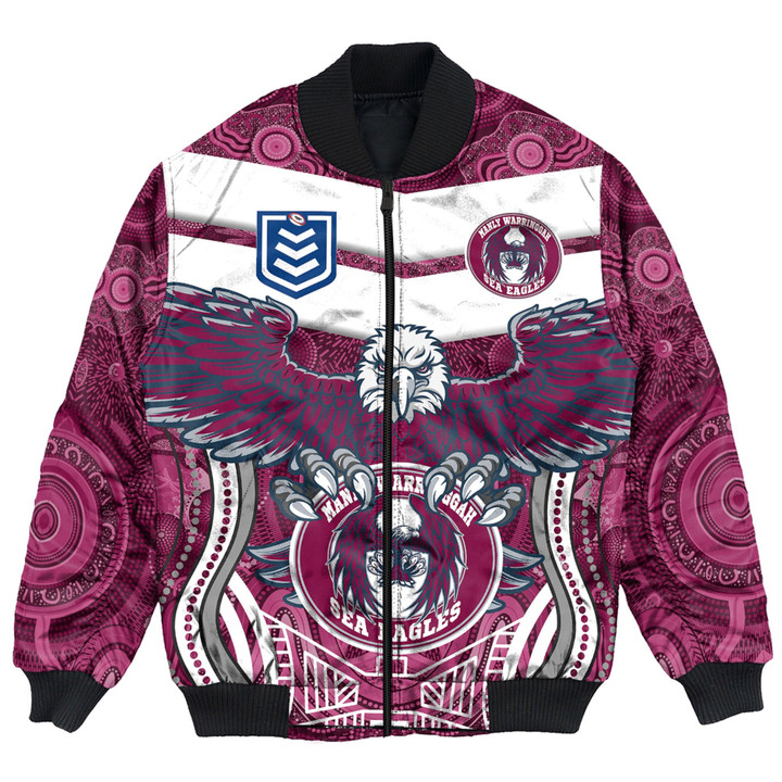 Love New Zealand Clothing - Manly Warringah Sea Eagles New Style Bomber Jackets A35 | Love New Zealand