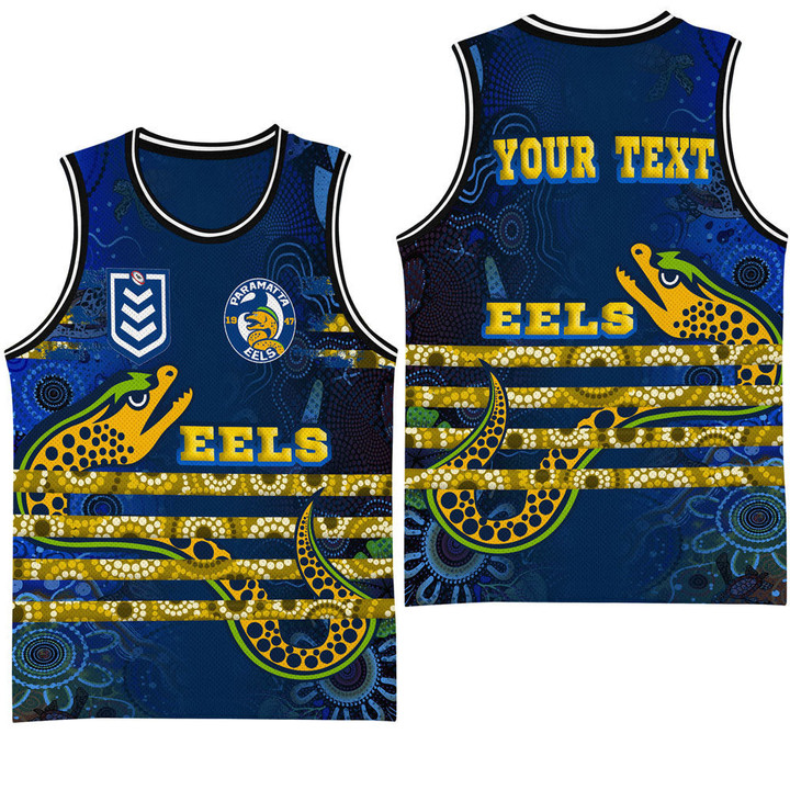Love New Zealand Clothing - Parramatta Eels New Style Basketball Jersey A35 | Love New Zealand