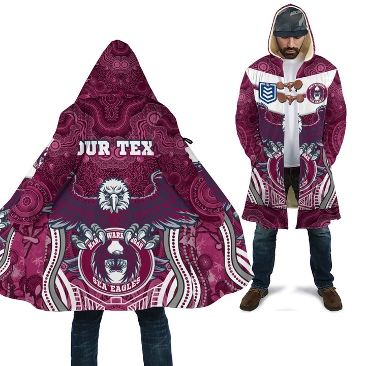 Love New Zealand Clothing - Manly Warringah Sea Eagles New Style Cloak A35 | Love New Zealand