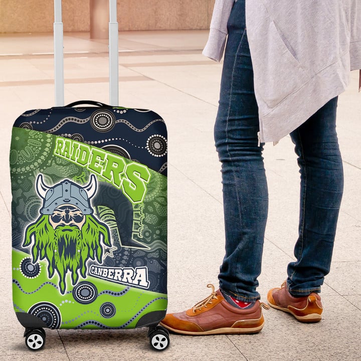 Love New Zealand Luggage Covers - Canberra Raiders Naidoc New New Luggage Covers A35