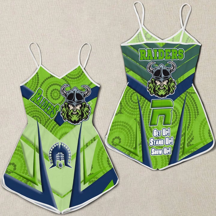Love New Zealand Clothing - Canberra Raiders Naidoc 2022 Sporty Style Women Rompers A35
