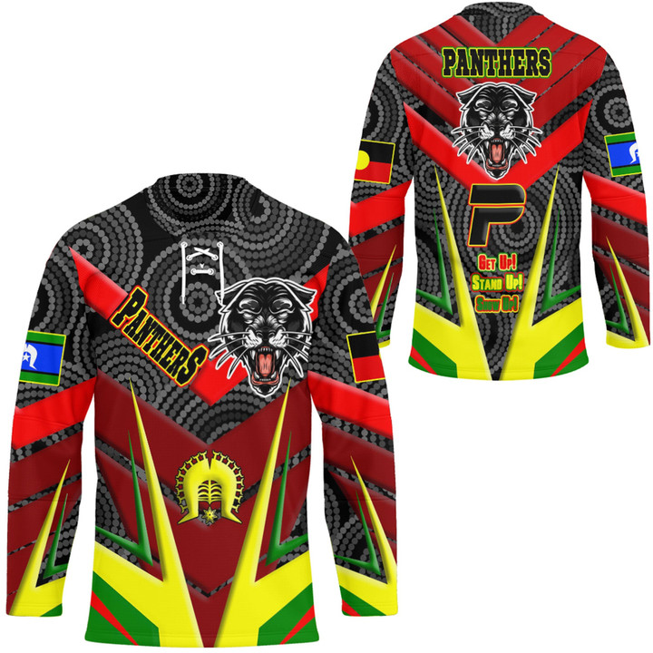 Love New Zealand Clothing - Penrith Panthers Naidoc 2022 Sporty Style Hockey Jersey A35 | Love New Zealand