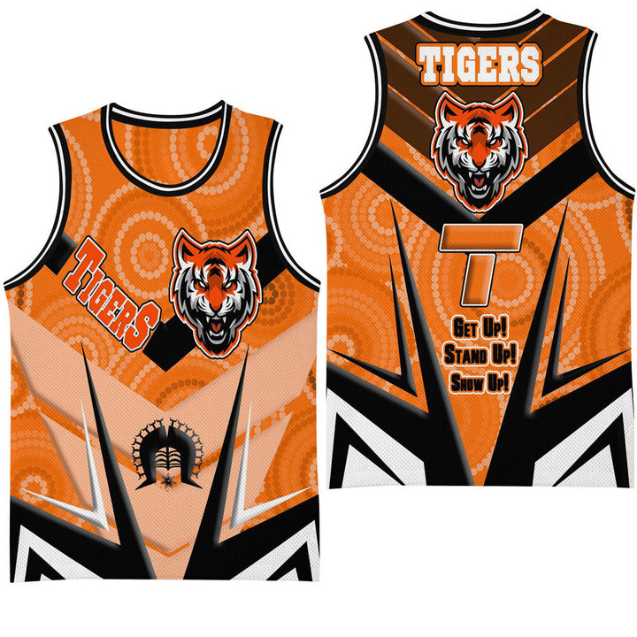 Love New Zealand Clothing - West Tigers Naidoc 2022 Sporty Style Basketball Jersey A35 | Love New Zealand