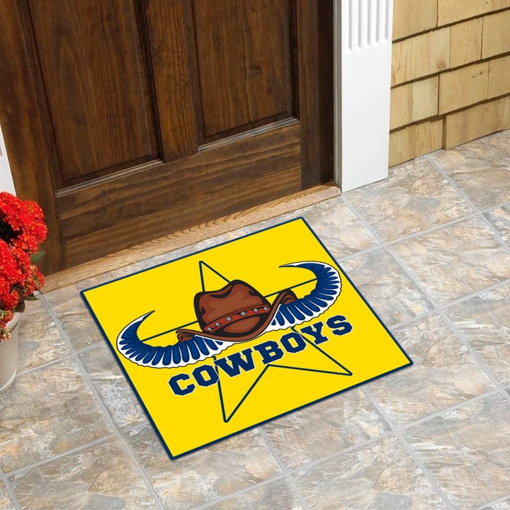 Love New Zealand Custom Shape Rubber Doormat - North Queensland Cowboys Logo Custom Shape Rubber Doormat A35