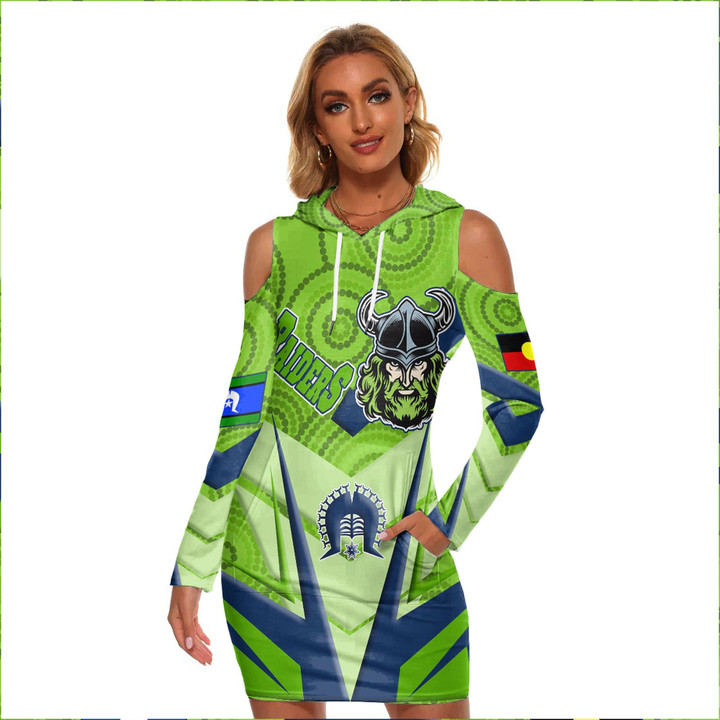 Love New Zealand Clothing - Canberra Raiders Naidoc 2022 Sporty Style  Women's Tight Dress A35 | Love New Zealand