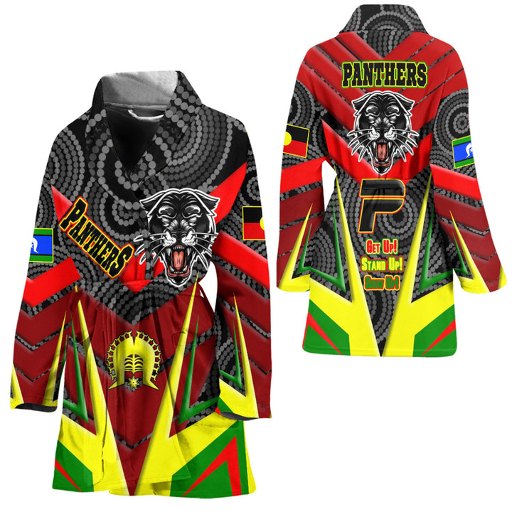 Love New Zealand Clothing - Penrith Panthers Naidoc 2022 Sporty Style Bath Robe A35 | Love New Zealand