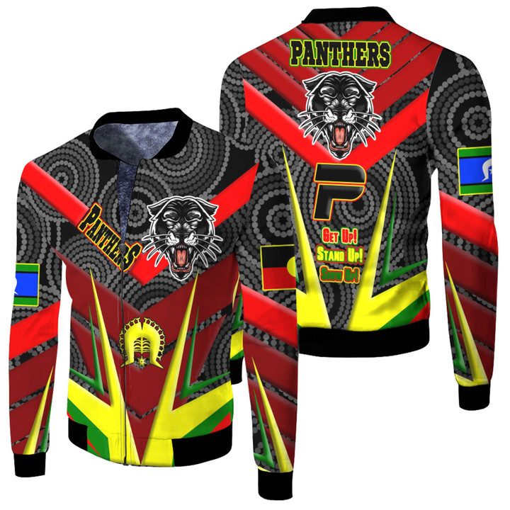 Love New Zealand Clothing - Penrith Panthers Naidoc 2022 Sporty Style Fleece Winter Jacket A35 | Love New Zealand