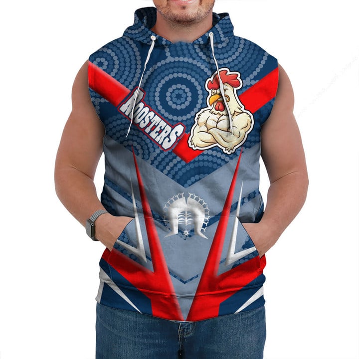 Love New Zealand Clothing - Sydney Roosters Naidoc 2022 Sporty Style Sleeveless Hoodie A35 | Love New Zealand