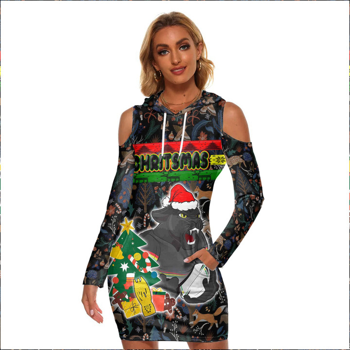 Love New Zealand Clothing - (Custom) Penrith Panthers Chritsmas 2022  Women's Tight Dress A35 | Love New Zealand