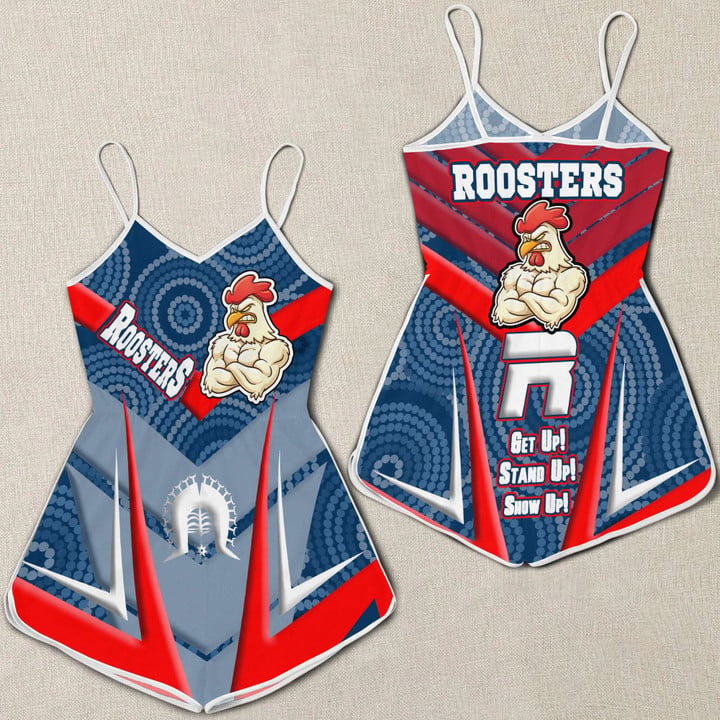 Love New Zealand Clothing - Sydney Roosters Naidoc 2022 Sporty Style Women Rompers A35