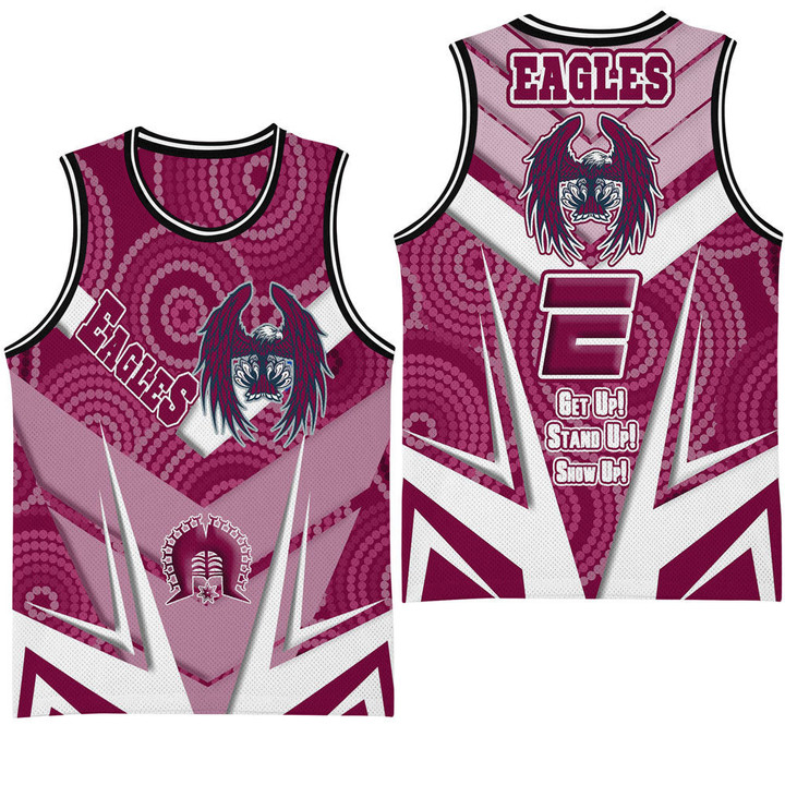 Love New Zealand Clothing - Manly Warringah Sea Eagles Naidoc 2022 Sporty Style Basketball Jersey A35 | Love New Zealand