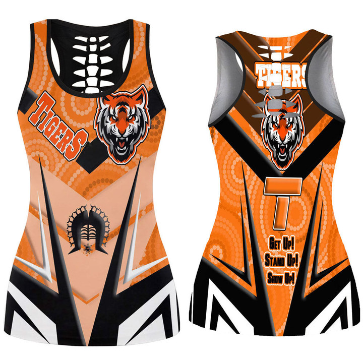 Love New Zealand Clothing - West Tigers Naidoc 2022 Sporty Style Hollow Tank Top A35 | Love New Zealand