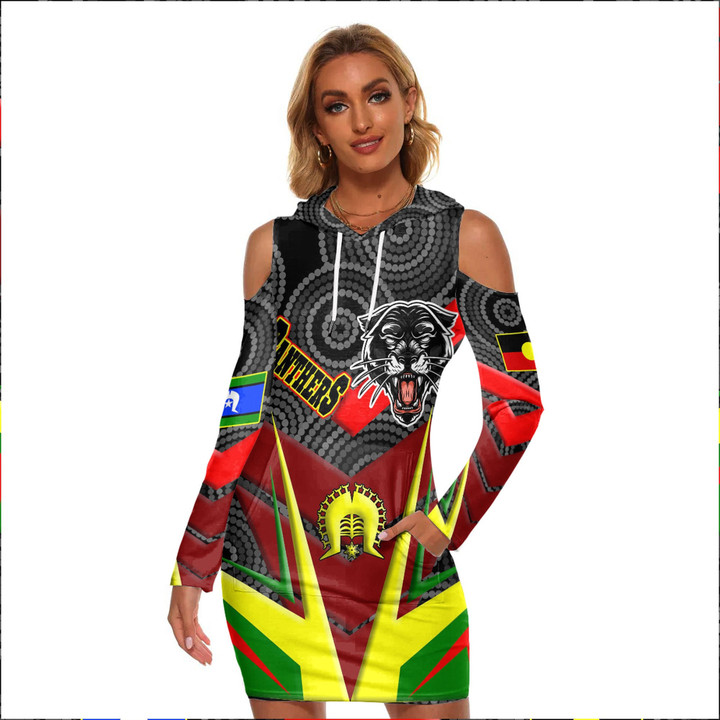 Love New Zealand Clothing - Penrith Panthers Naidoc 2022 Sporty Style  Women's Tight Dress A35 | Love New Zealand