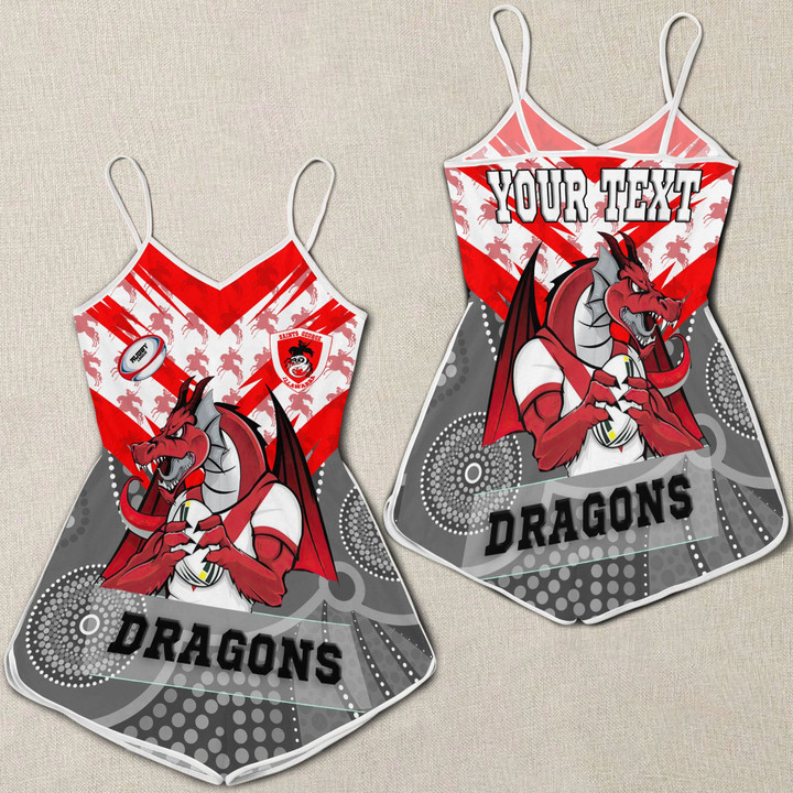 Love New Zealand Clothing (Custom) - St. George Illawarra Dragons Women Rompers A35