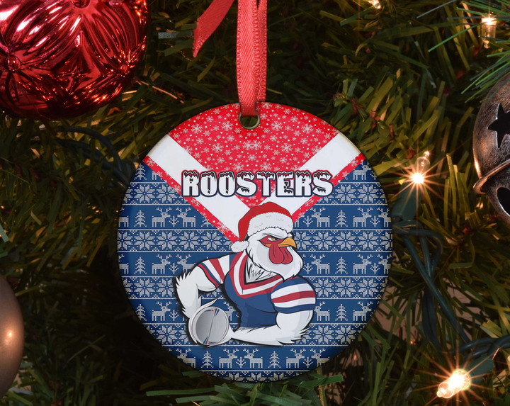Love New Zealand Ornament - Sydney Roosters Christmas Ornament A31 | Lovenewzealand.co