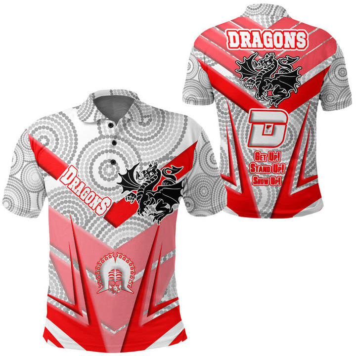 Love New Zealand Clothing - St. George Illawarra Dragons Naidoc 2022 Sporty Style Polo Shirts A35 | Love New Zealand