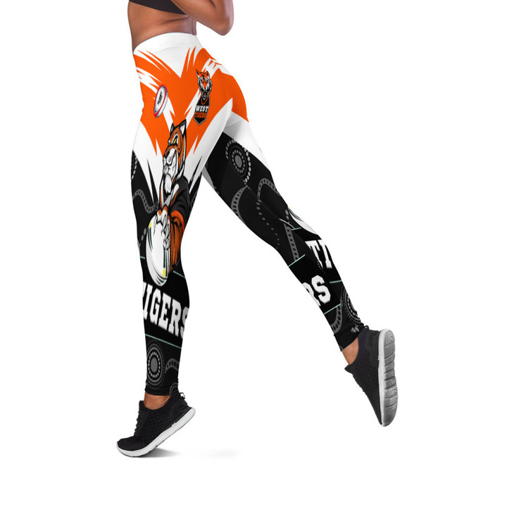 Love New Zealand Clothing - West Tigers Mascot Legging A35