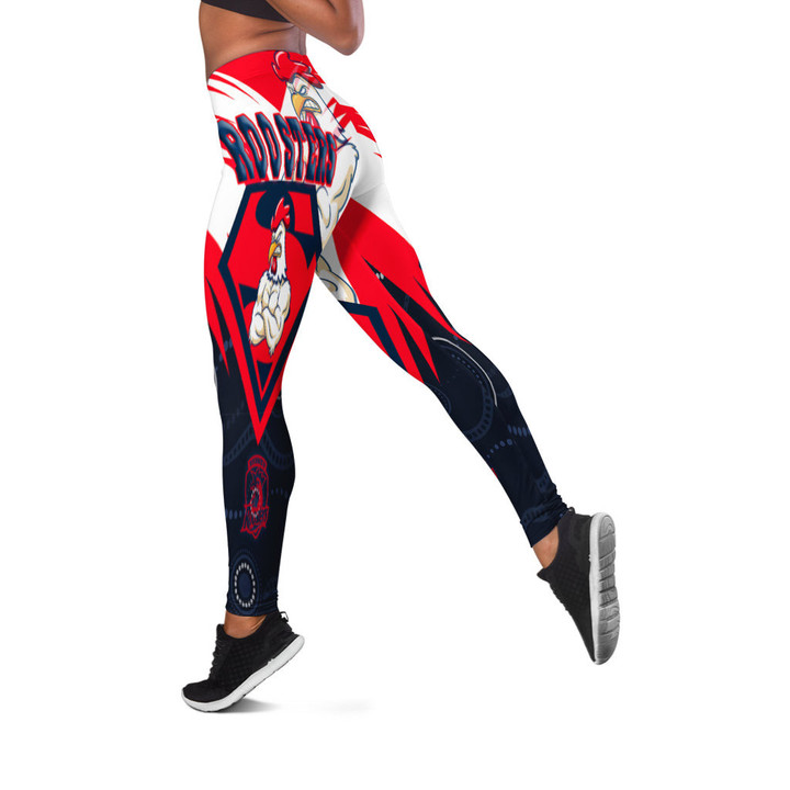 Love New Zealand Clothing - Sydney Roosters  Superman Legging A35