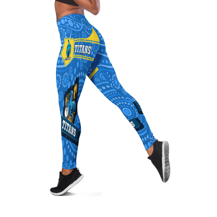 Love New Zealand Clothing - Gold Coast Titans Simple Style Legging A35