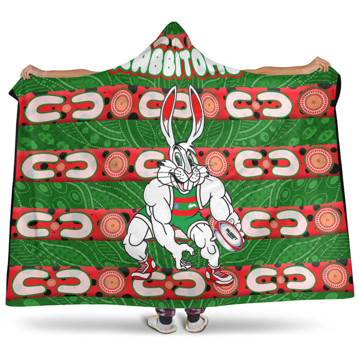 Love New Zealand Hooded Blanket - South Sydney Rabbitohs Comic Style New Hooded Blanket | africazone.store
