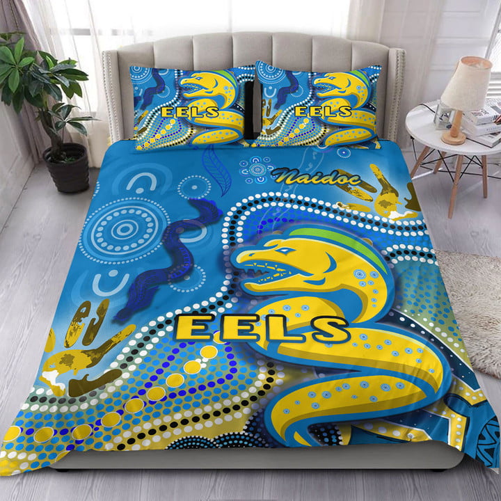 Love New Zealand Bedding Set - Parramatta Eels New Naidoc Bedding Set | africazone.store
