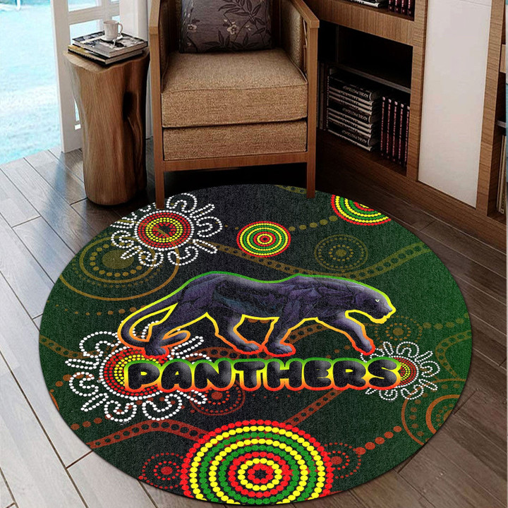 Love New Zealand Round Carpet - Penrith Panthers New Round Carpet | africazone.store
