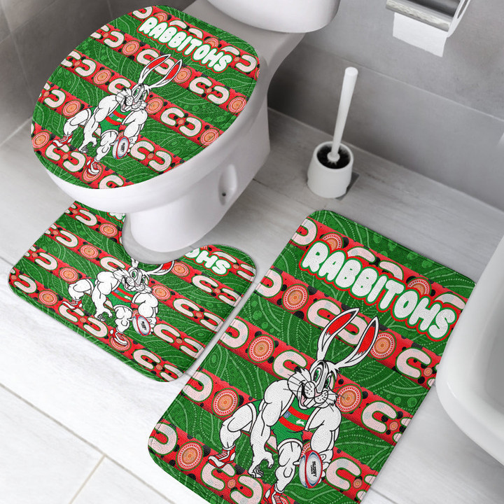Love New Zealand Bathroom Set - South Sydney Rabbitohs Comic Style New Bathroom Set | africazone.store
