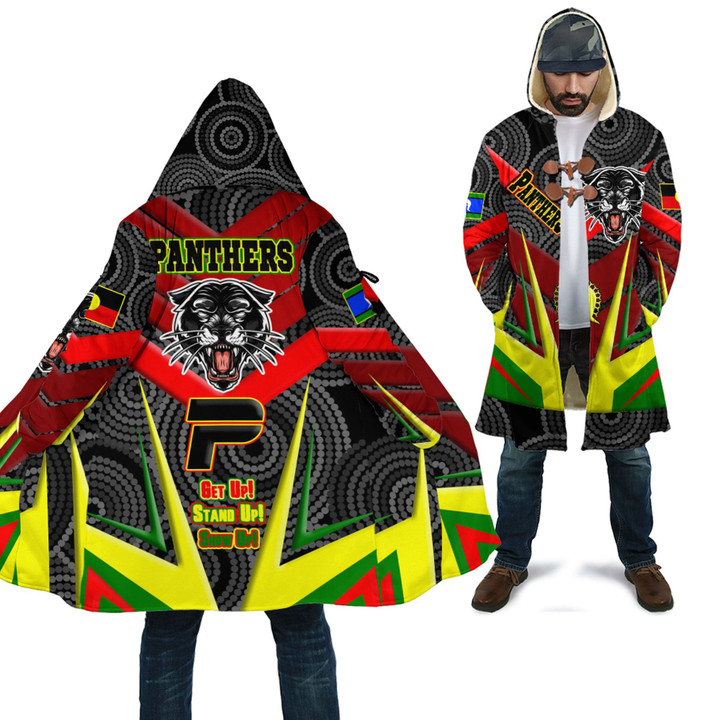 Love New Zealand Clothing - Penrith Panthers Naidoc 2022 Sporty Style Cloak A35 | Love New Zealand